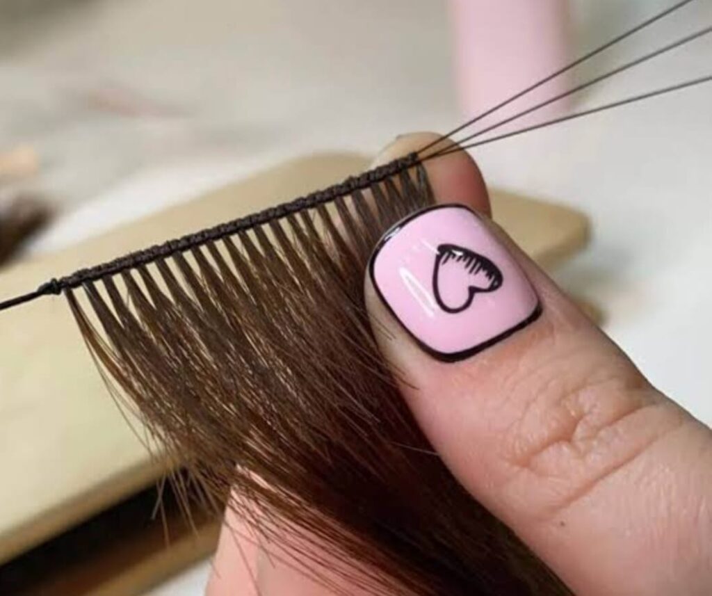 handweft 6 Indian Hair Extension & locks