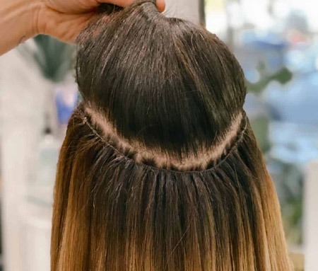 handweft vs machine weft 2 Indian Hair Extension & locks